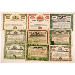 Airplane Part Manufacturer Stock Certificates   (107352)