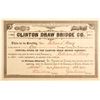 Image 1 : Clinton Draw Bridge Co Stock   (83466)