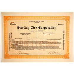 Sterling Tire Corp   (89719)