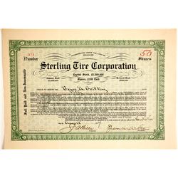 Sterling Tire Corp   (89720)