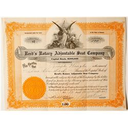 Reed's Rotary Adjustable Seat Company   (89777)