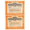Image 1 : Fox Motor Company Stock Certificates (Pair)   (104205)