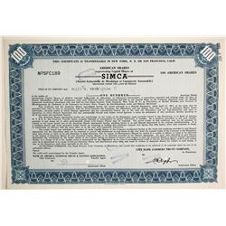 SIMCA Stock   (89709)