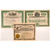 Image 1 : Three Different Auto Company Stock Certificates   (104255)
