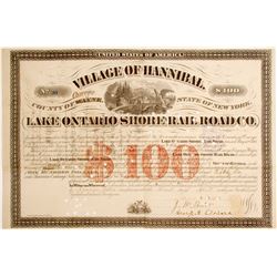 Lake Ontario Shore Rail Road Bond   (85116)