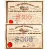 Image 1 : Lake Ontario Shore Rail Road Bonds (2)   (85117)