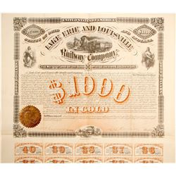 Lake Erie and Louisville Railway Bond   (85121)