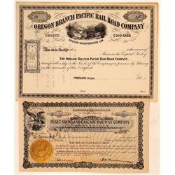 Oregon Railroad ephemera   (103235)