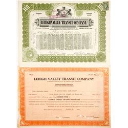 Lehigh Valley Transit Stocks, Two #1's   (84958)