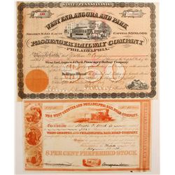 Two Pennsylvania RR stocks   (88772)