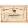 Image 1 : Memphis City Railroad Co. stock   (101392)