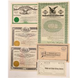 Calif and Washington RR emphemera   (104669)