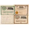 Image 1 : 4 Michigan Railroad stock certificates   (105158)