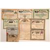 Image 1 : Ohio Rail Road stock certificates - different   (105197)