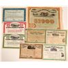 Image 1 : Tennessee Railroad stock (3) and bond (1)   (105203)