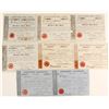 Image 1 : Two Northern Railroad Stocks with Revenue Stamps with Others   (79606)