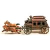 Image 1 : Wells Fargo Cast Iron Stagecoach Toy   (105684)