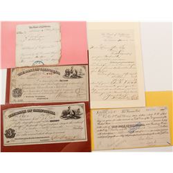 Bank of California Exchanges & Ephemera   (68015)