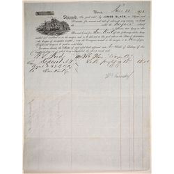 Letter, Bill & Bill of Lading    (86823)