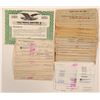 Image 1 : Michigan and New York Check Collection   (106345)