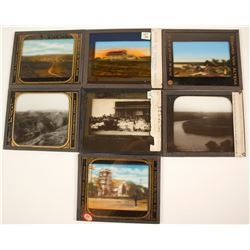 Montana and S.Dakota Glass Slides (7)   (76821)