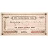 Image 1 : Eureka County Bank Stock Certificate   (74077)