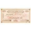 Image 1 : Eureka County Bank Stock Certificate   (54368)