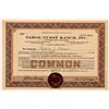 Image 1 : Tahoe Guest Ranch, Inc. Stock Certificate   (107361)