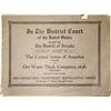 Image 1 : Orr Water Ditch Company Legal Papers   (25520)