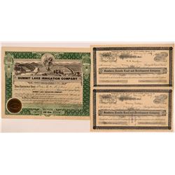 Nevada Land and Lake Certificates   (104010)