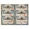 Image 1 : Marconi Wireless Telegraph Co. of America Stocks w/ Foreign Revenue Stamps   (107263)