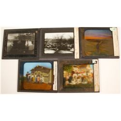 Montana, North & South Dakota Glass Slides (5)   (76822)