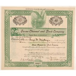 Texas Channel and Dock Stock   (105636)