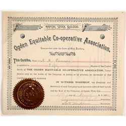 Ogden Equitable Co-operative Association Stock   (88037)