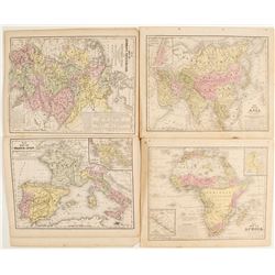 10 Atlas Colored Maps by Mitchell   (69053)