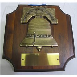 Blank Liberty Bell Award Plaque   (8639)