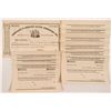 Image 1 : Early Turnpike Company Stock Certificates   (104264)