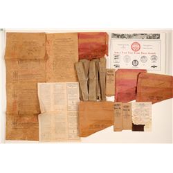 Explosives Tamping Bags and Ephemera   (106412)