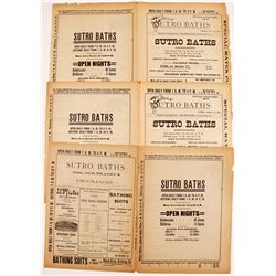 Sutro Baths Official Programs (3)   (78323)