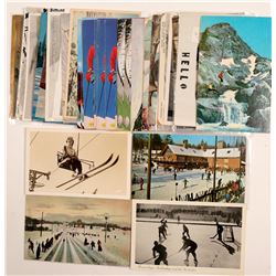 Winter Sports Postcards   (104982)