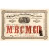 Image 1 : Mineral Bed Consolidated Mining Company of Arizona Stock   (88013)