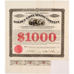 Golden Eagle Mining Company $1,000 First Mortgage Bond.    (55070)