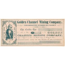 Golden Channel Mining Company Stock Certificate   (107032)