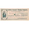 Image 1 : Golden Channel Mining Company Stock Certificate   (107032)