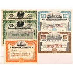 Natomas Company Mining Stock Certificates   (107278)