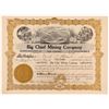 Image 1 : Big Chief Mining Company Stock Certificate   (107270)