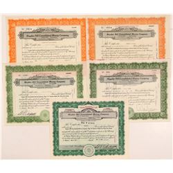 Hayden Hill Consolidated Mining Company Stock Certificates   (107252)