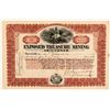 Image 1 : Exposed Treasure Mining Company Stock Cert.   (106659)