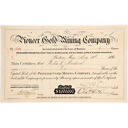 Pioneer Gold Mining Company   (87973)