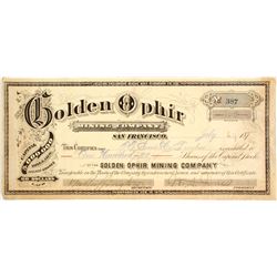 Golden Ophir Mining Co. Stock   (83306)